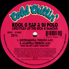 Load image into Gallery viewer, Kool G Rap &amp; D.J. Polo : Lifestyles Of The Rich &amp; Famous (12&quot;)