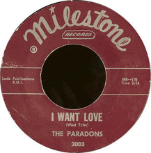 Load image into Gallery viewer, The Paradons : Diamonds And Pearls / I Want Love (7", Single)