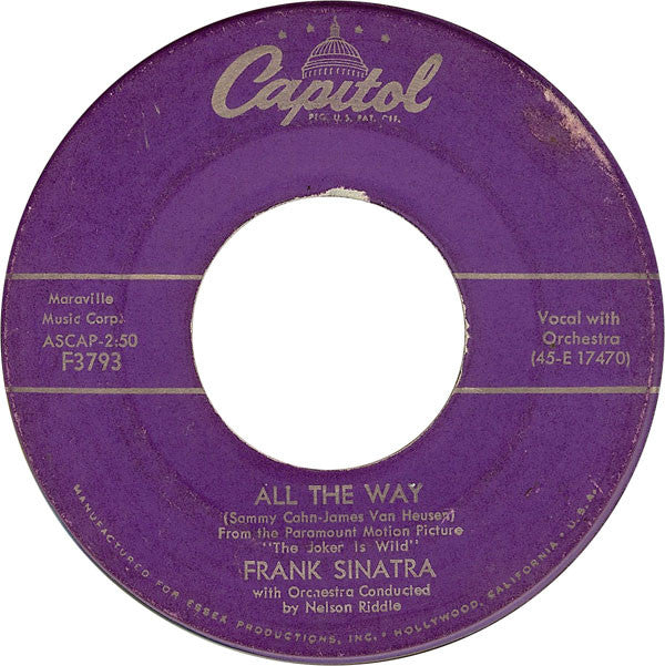 Frank Sinatra : All The Way (7