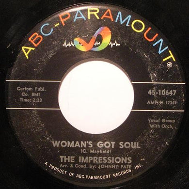The Impressions : Woman's Got Soul (7
