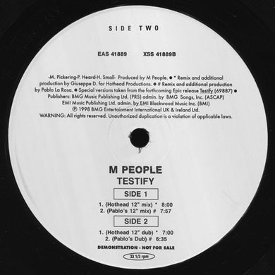 M People : Testify (12