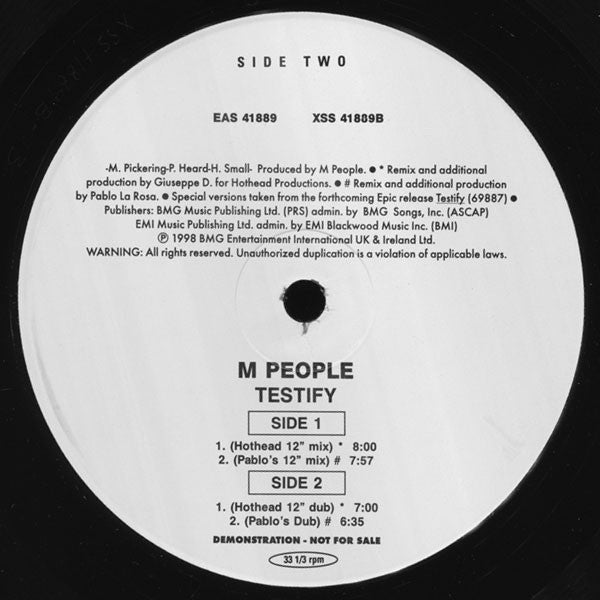 M People : Testify (12