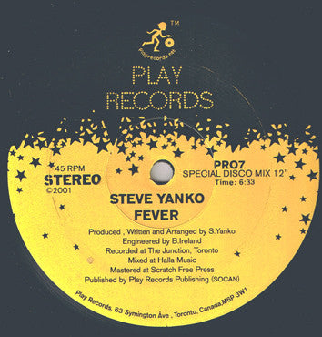 Steve Yanko : Fever (12