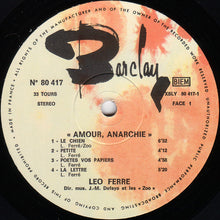 Load image into Gallery viewer, Léo Ferré : Amour Anarchie - Ferré 70 (LP, Album, Gat)