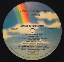 Load image into Gallery viewer, Critical Mass (12) : It's What's Inside That Counts (LP, Album)