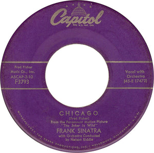 Frank Sinatra : All The Way (7", Single, Scr)