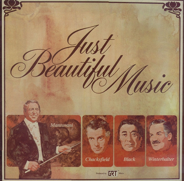 Mantovani, Frank Chacksfield, Stanley Black, Hugo Winterhalter : Just Beautiful Music (5xLP, Comp + Box)