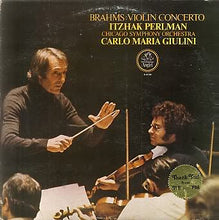Load image into Gallery viewer, Johannes Brahms / Itzhak Perlman, The Chicago Symphony Orchestra / Carlo Maria Giulini : Violin Concerto (LP, Album, Quad)