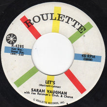 Load image into Gallery viewer, Sarah Vaughan : Serenata / Let's (7")