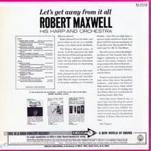 Load image into Gallery viewer, Robert Maxwell, His Harp And Orchestra : Let's Get Away From It All (LP, Album)