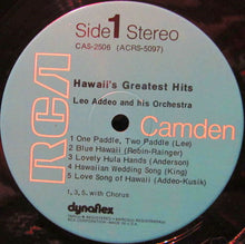 Load image into Gallery viewer, Leo Addeo And His Orchestra : Hawaii's Greatest Hits (LP, Album)