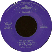Load image into Gallery viewer, Lesley Gore : It's My Party / She's A Fool (7", Single, RE)