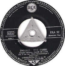 Load image into Gallery viewer, José Iturbi : Encores (7", EP, Top)