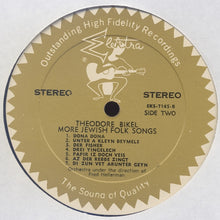 Load image into Gallery viewer, Theodore Bikel : Sings More Jewish Folk Songs (LP, Album)