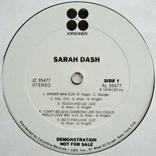 Load image into Gallery viewer, Sarah Dash : Sarah Dash (LP, Album, Promo)