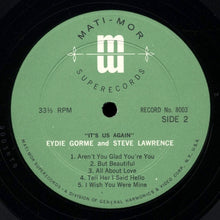 Load image into Gallery viewer, Steve &amp; Eydie : It's Us Again (LP, Album)