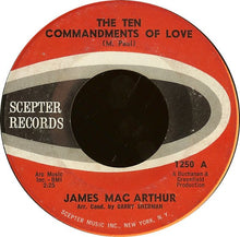 Load image into Gallery viewer, James MacArthur : The Ten Commandments Of Love (7", Single)