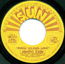 Load image into Gallery viewer, Johnny Cash : Rock Island Line (7", Single, RE, Styrene)