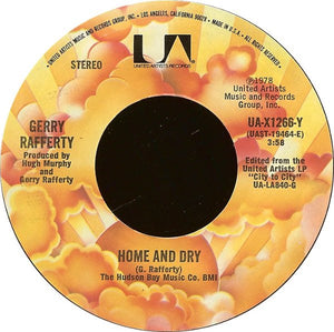 Gerry Rafferty : Home And Dry (7", Single)