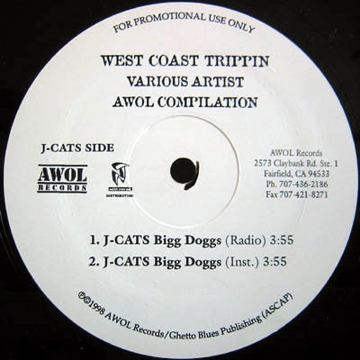 Various : West Coast Trippin - AWOL Compilation (12
