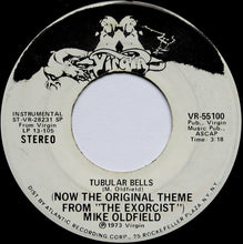 Load image into Gallery viewer, Mike Oldfield : Tubular Bells (7", Single, SP)
