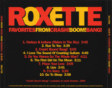 Load image into Gallery viewer, Roxette : Favorites From Crash! Boom! Bang! (CD, Promo)