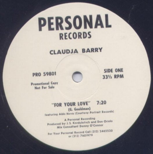 Claudja Barry : For Your Love (12