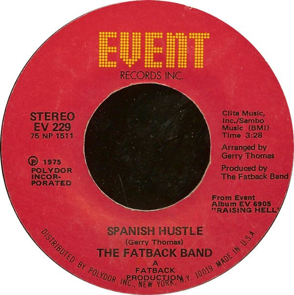 The Fatback Band : Spanish Hustle (7