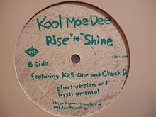 Load image into Gallery viewer, Kool Moe Dee Featuring KRS-One And Chuck D : Rise &quot;N&quot; Shine (12&quot;, Promo)