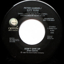 Load image into Gallery viewer, Peter Gabriel / Kate Bush : Don't Give Up (7", Single, Promo)