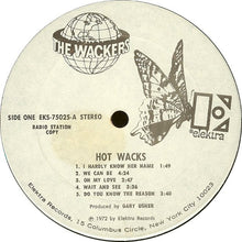 Load image into Gallery viewer, The Wackers : Hot Wacks (LP, Album, Promo)