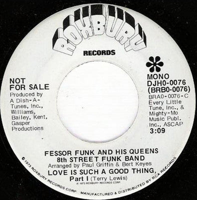 Fessor Funk And His Queens 8th Street Funk Band : Love Is Such A Good Thing (7