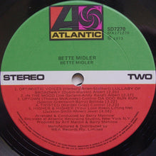Load image into Gallery viewer, Bette Midler : Bette Midler (LP, Album)