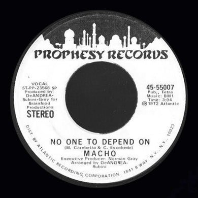 Macho (4) : No One To Depend On (7