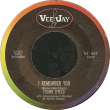 Load image into Gallery viewer, Frank Ifield : I Remember You (7", Single)