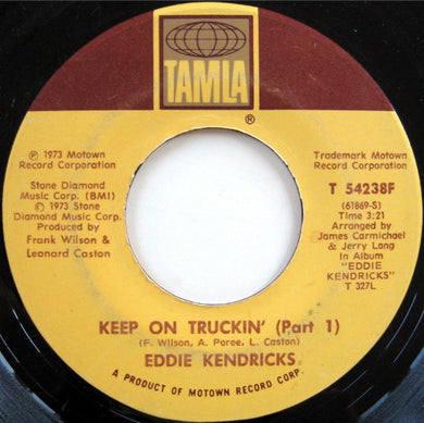 Eddie Kendricks : Keep On Truckin' (7