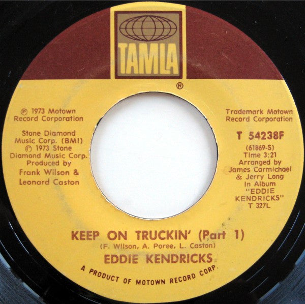Eddie Kendricks : Keep On Truckin' (7