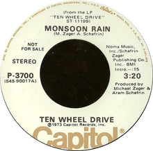Load image into Gallery viewer, Ten Wheel Drive : Monsoon Rain / Close Up The Cheese (7", Promo)