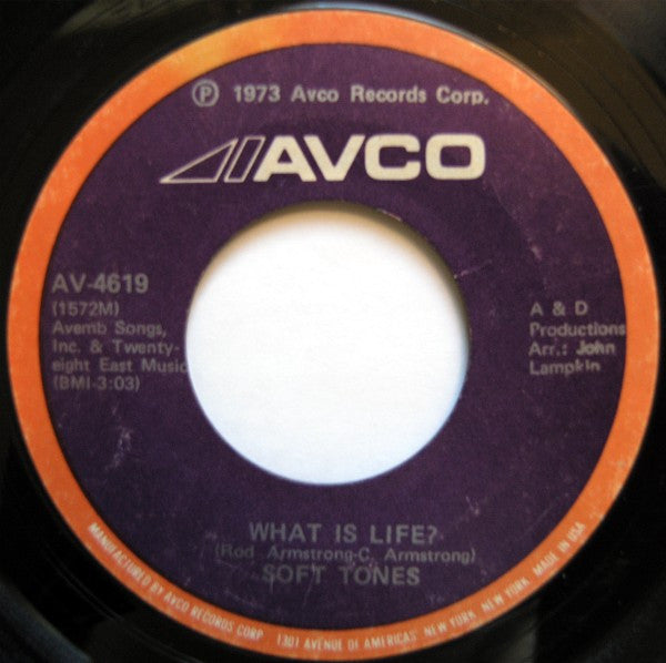 The Softones : What Is Life? / Can't Help Falling In Love (7