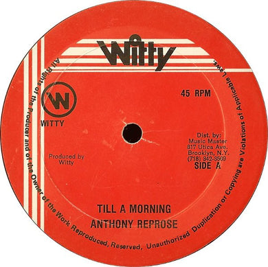Anthony Red Rose / Lyrical : Till A Morning / Worries Ina New York (12