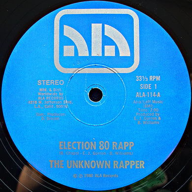 The Unknown Rapper : Election 80 Rapp (12