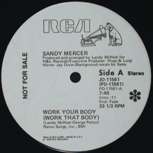 Load image into Gallery viewer, Sandy Mercer : Work Your Body (Work That Body) (12&quot;, Promo)