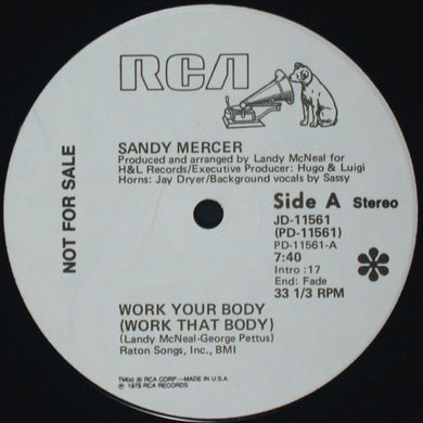 Sandy Mercer : Work Your Body (Work That Body) (12
