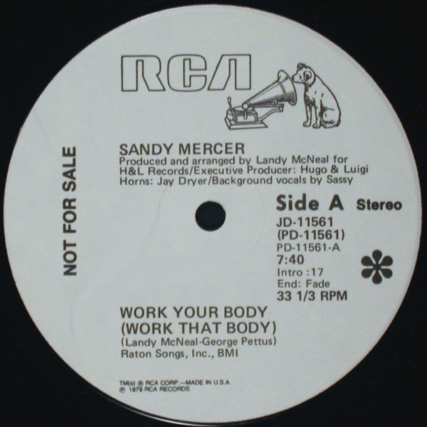 Sandy Mercer : Work Your Body (Work That Body) (12