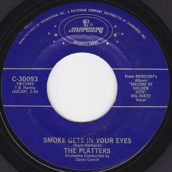 The Platters : Smoke Gets In Your Eyes / Harbor Lights (7