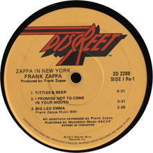 Load image into Gallery viewer, Frank Zappa : Zappa In New York (2xLP, Album, RE, Cen)