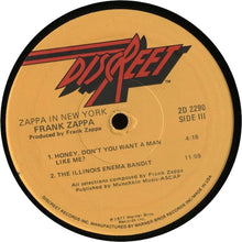 Load image into Gallery viewer, Frank Zappa : Zappa In New York (2xLP, Album, RE, Cen)
