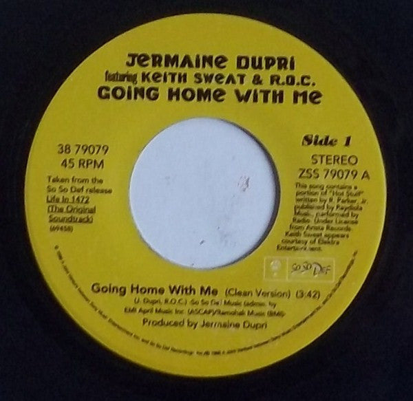 Jermaine Dupri Featuring Keith Sweat & R.O.C. : Going Home With Me (7