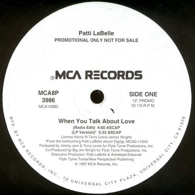 Patti LaBelle : When You Talk About Love (12