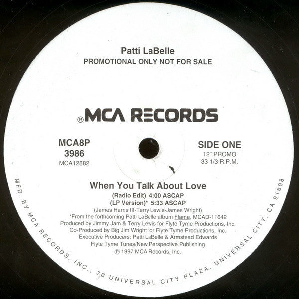 Patti LaBelle : When You Talk About Love (12